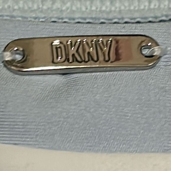 DKNY Women's M Hipster Bikini Bottoms Blue Colorblock High Waist Sporty New - Picture 3 of 9